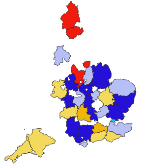 Approximate predictions of authorities originally scheduled for elections in 2025